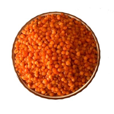 Organic Red Lentils Dried Chana Dal Food Use Packaged in Bulk Bags From China 12 Month Shelf Life