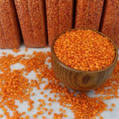 Whole Red Lentils Masoor Dal for Human Consumption Premium Quality Non GMO Cleaned to Export Standard Big Bag